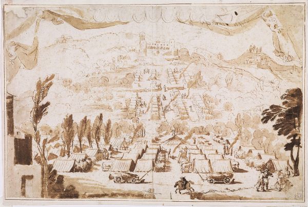 Scuola toscana, sec. XVII  - Asta Opere su carta: disegni e stampe dal XVI al XIX secolo  - Associazione Nazionale - Case d'Asta italiane