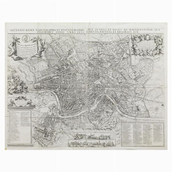 Jacob von Sandrart da Giovanni Battista Falda  - Asta Opere su carta: disegni e stampe dal XVI al XIX secolo  - Associazione Nazionale - Case d'Asta italiane