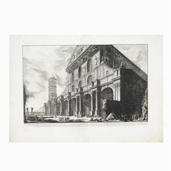 Giovanni Battista Piranesi  - Asta Opere su carta: disegni e stampe dal XVI al XIX secolo  - Associazione Nazionale - Case d'Asta italiane