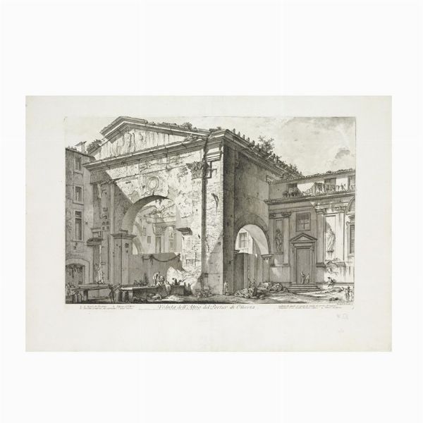 Giovan Battista Piranesi  - Asta Opere su carta: disegni e stampe dal XVI al XIX secolo  - Associazione Nazionale - Case d'Asta italiane