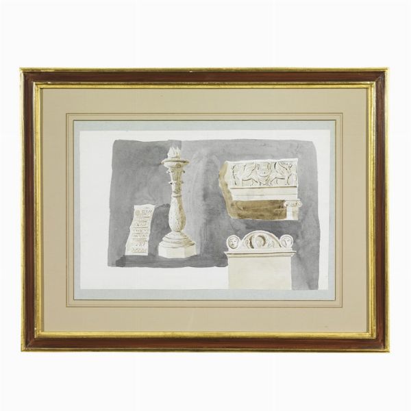 Pierre Fran&ccedil;ois L&eacute;onard Fontaine  - Asta Opere su carta: disegni e stampe dal XVI al XIX secolo  - Associazione Nazionale - Case d'Asta italiane