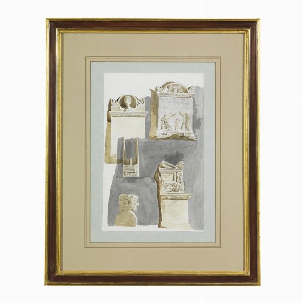 Pierre Fran&ccedil;ois L&eacute;onard Fontaine  - Asta Opere su carta: disegni e stampe dal XVI al XIX secolo  - Associazione Nazionale - Case d'Asta italiane