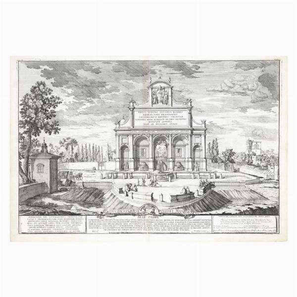 Alessandro Specchi  - Asta Opere su carta: disegni e stampe dal XVI al XIX secolo  - Associazione Nazionale - Case d'Asta italiane