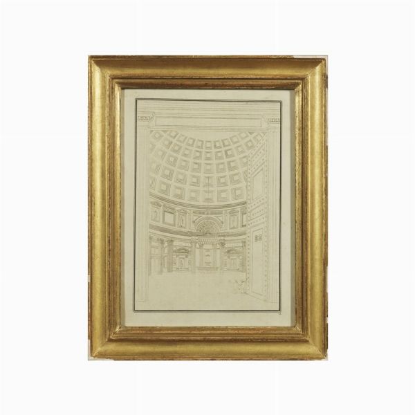 LOTTO DI VEDUTE DI ROMA  E DELLA CAMPAGNA LAZIALE, SEC. XIX  - Asta Opere su carta: disegni e stampe dal XVI al XIX secolo  - Associazione Nazionale - Case d'Asta italiane