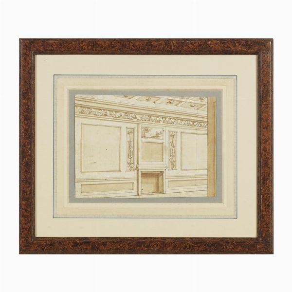 Scuola italiana, sec. XVIII  - Asta Opere su carta: disegni e stampe dal XVI al XIX secolo  - Associazione Nazionale - Case d'Asta italiane