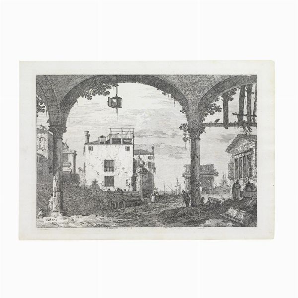 Antonio Canal, detto Canaletto  - Asta Opere su carta: disegni e stampe dal XVI al XIX secolo  - Associazione Nazionale - Case d'Asta italiane