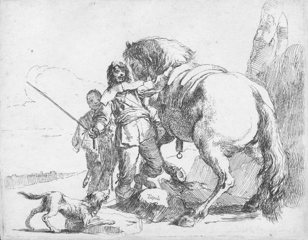 Giambattista Tiepolo  - Asta Opere su carta: disegni e stampe dal XVI al XIX secolo  - Associazione Nazionale - Case d'Asta italiane