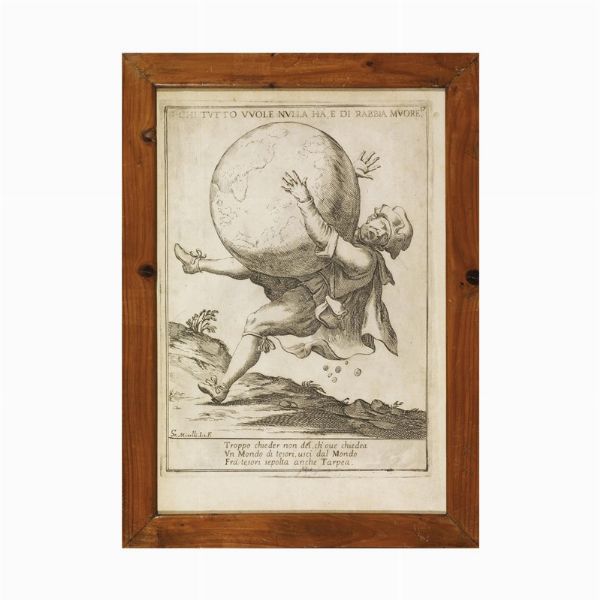 Giuseppe Maria Mitelli  - Asta Opere su carta: disegni e stampe dal XVI al XIX secolo  - Associazione Nazionale - Case d'Asta italiane