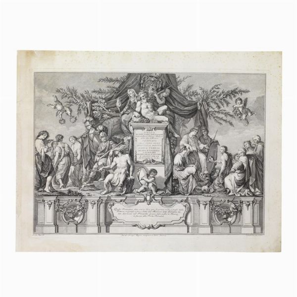 Giuseppe Zocchi (da)  - Asta Opere su carta: disegni e stampe dal XVI al XIX secolo  - Associazione Nazionale - Case d'Asta italiane