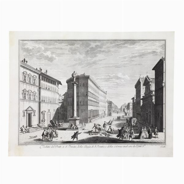 Giuseppe Zocchi (da)  - Asta Opere su carta: disegni e stampe dal XVI al XIX secolo  - Associazione Nazionale - Case d'Asta italiane