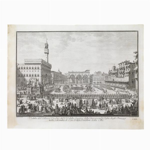 Giuseppe Zocchi (da)  - Asta Opere su carta: disegni e stampe dal XVI al XIX secolo  - Associazione Nazionale - Case d'Asta italiane