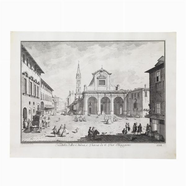 Giuseppe Zocchi (da)  - Asta Opere su carta: disegni e stampe dal XVI al XIX secolo  - Associazione Nazionale - Case d'Asta italiane