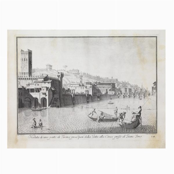 Giuseppe Zocchi (da)  - Asta Opere su carta: disegni e stampe dal XVI al XIX secolo  - Associazione Nazionale - Case d'Asta italiane