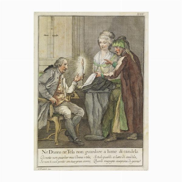 Carlo Lasinio da Giuseppe Piattoli  - Asta Opere su carta: disegni e stampe dal XVI al XIX secolo  - Associazione Nazionale - Case d'Asta italiane