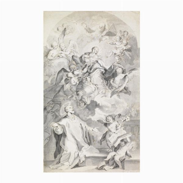 Da Sebastiano Conca, sec. XVIII  - Asta Opere su carta: disegni e stampe dal XVI al XIX secolo  - Associazione Nazionale - Case d'Asta italiane