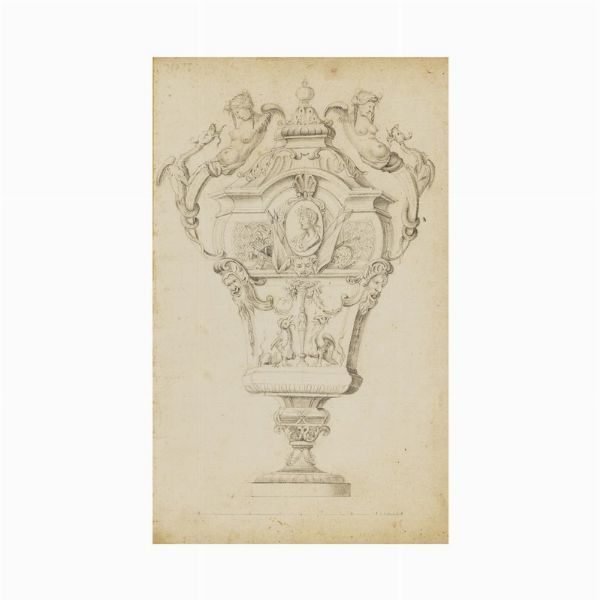 LOTTO DI DUE PROGETTI DI ARGENTERIE  - Asta Opere su carta: disegni e stampe dal XVI al XIX secolo  - Associazione Nazionale - Case d'Asta italiane