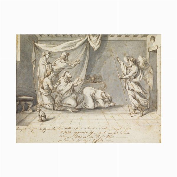 Artista neoclassico, inizio sec. XIX  - Asta Opere su carta: disegni e stampe dal XVI al XIX secolo  - Associazione Nazionale - Case d'Asta italiane