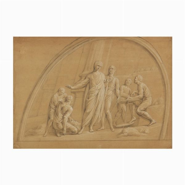 Artista neoclassico, inizio sec. XIX  - Asta Opere su carta: disegni e stampe dal XVI al XIX secolo  - Associazione Nazionale - Case d'Asta italiane