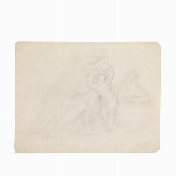 Benjamin West  - Asta Opere su carta: disegni e stampe dal XVI al XIX secolo  - Associazione Nazionale - Case d'Asta italiane