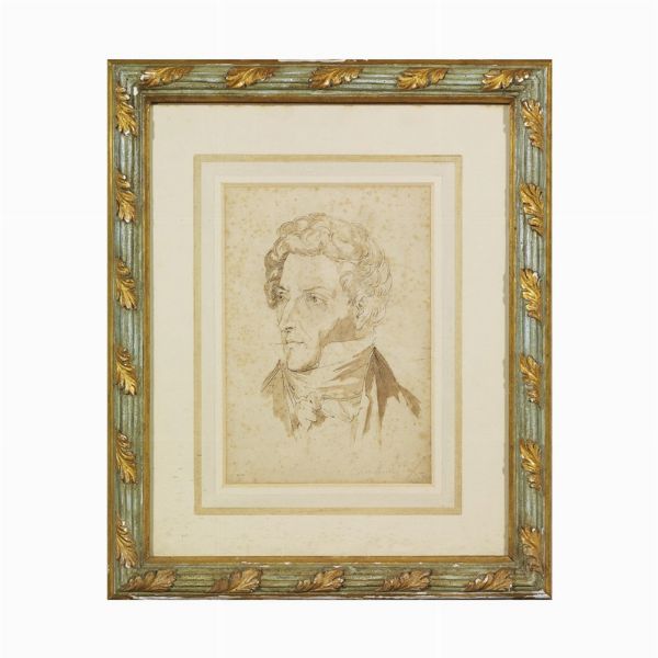 Scuola italiana, sec. XIX  - Asta Opere su carta: disegni e stampe dal XVI al XIX secolo  - Associazione Nazionale - Case d'Asta italiane