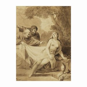 LOTTO DI DUE DISEGNI DEL SEC. XVIII  - Asta Opere su carta: disegni e stampe dal XVI al XIX secolo  - Associazione Nazionale - Case d'Asta italiane