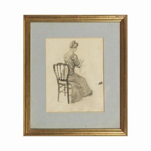 Artista dell'inizio del sec. XX  - Asta Opere su carta: disegni e stampe dal XVI al XIX secolo  - Associazione Nazionale - Case d'Asta italiane