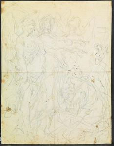 Attribuito a Sebastiano Ricci  - Asta Opere su carta: disegni e stampe dal XVI al XIX secolo  - Associazione Nazionale - Case d'Asta italiane