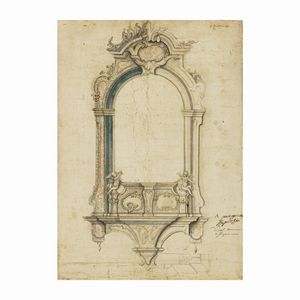 Scuola italiana, sec. XVIII  - Asta Opere su carta: disegni e stampe dal XVI al XIX secolo  - Associazione Nazionale - Case d'Asta italiane