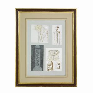 Pierre Fran&ccedil;ois L&eacute;onard Fontaine  - Asta Opere su carta: disegni e stampe dal XVI al XIX secolo  - Associazione Nazionale - Case d'Asta italiane