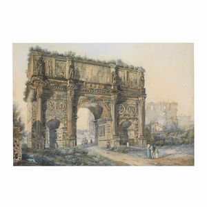 Abraham-Louis Ducros  - Asta Opere su carta: disegni e stampe dal XVI al XIX secolo  - Associazione Nazionale - Case d'Asta italiane