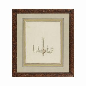 Scuola italiana, sec. XVIII  - Asta Opere su carta: disegni e stampe dal XVI al XIX secolo  - Associazione Nazionale - Case d'Asta italiane