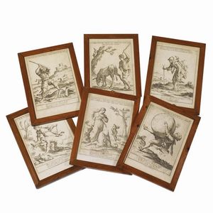 Giuseppe Maria Mitelli  - Asta Opere su carta: disegni e stampe dal XVI al XIX secolo  - Associazione Nazionale - Case d'Asta italiane