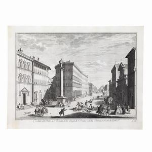 Giuseppe Zocchi (da)  - Asta Opere su carta: disegni e stampe dal XVI al XIX secolo  - Associazione Nazionale - Case d'Asta italiane