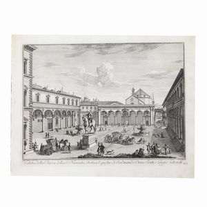 Giuseppe Zocchi (da)  - Asta Opere su carta: disegni e stampe dal XVI al XIX secolo  - Associazione Nazionale - Case d'Asta italiane