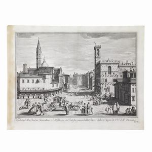 Giuseppe Zocchi (da)  - Asta Opere su carta: disegni e stampe dal XVI al XIX secolo  - Associazione Nazionale - Case d'Asta italiane