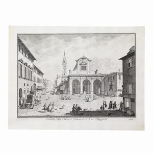 Giuseppe Zocchi (da)  - Asta Opere su carta: disegni e stampe dal XVI al XIX secolo  - Associazione Nazionale - Case d'Asta italiane