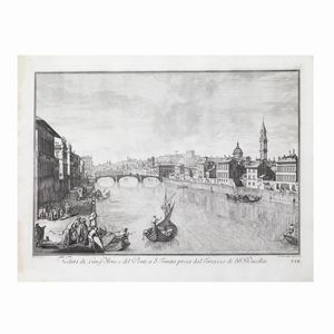 Giuseppe Zocchi (da)  - Asta Opere su carta: disegni e stampe dal XVI al XIX secolo  - Associazione Nazionale - Case d'Asta italiane