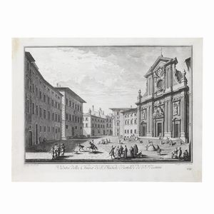 Giuseppe Zocchi (da)  - Asta Opere su carta: disegni e stampe dal XVI al XIX secolo  - Associazione Nazionale - Case d'Asta italiane