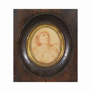 Scuola romana, sec. XVII  - Asta Opere su carta: disegni e stampe dal XVI al XIX secolo  - Associazione Nazionale - Case d'Asta italiane