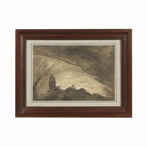 Artista dell'inizio del sec. XIX  - Asta Opere su carta: disegni e stampe dal XVI al XIX secolo  - Associazione Nazionale - Case d'Asta italiane