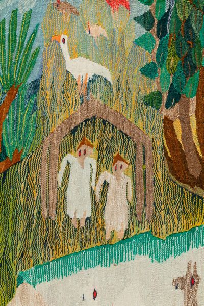 Alfredo Gauro Ambrosi : Villaggio tropicale  - Asta Arte Moderna e Contemporanea - Associazione Nazionale - Case d'Asta italiane