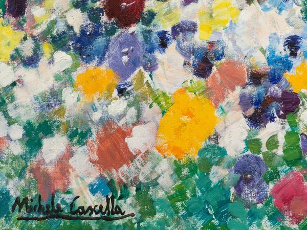 MICHELE CASCELLA : Senza titolo (Campo di fiori)  - Asta Arte Moderna e Contemporanea - Associazione Nazionale - Case d'Asta italiane