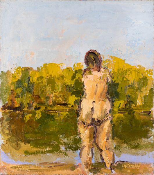 Ennio Morlotti : Studio per Lago di Oggiono  - Asta Arte Moderna e Contemporanea - Associazione Nazionale - Case d'Asta italiane