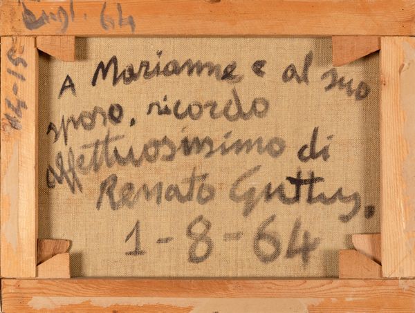 Renato Guttuso : Pannocchia  - Asta Arte Moderna e Contemporanea - Associazione Nazionale - Case d'Asta italiane