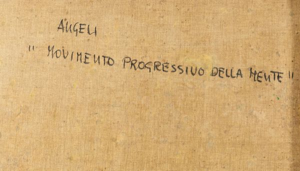 FRANCO ANGELI : Movimento progressivo della mente  - Asta Arte Moderna e Contemporanea - Associazione Nazionale - Case d'Asta italiane