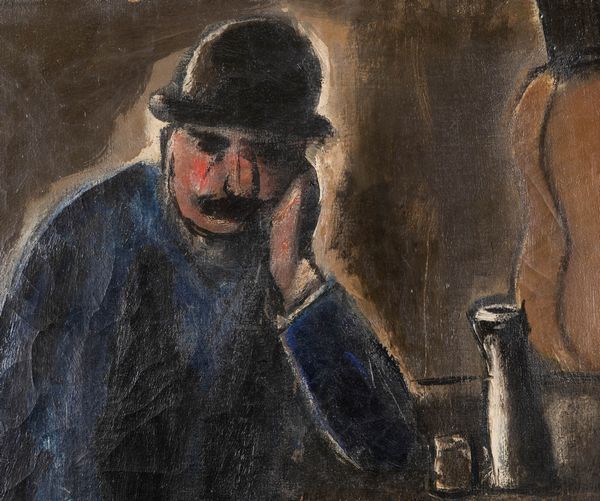 Mario Sironi : All'osteria - Fiaccheraio  - Asta Arte Moderna e Contemporanea - Associazione Nazionale - Case d'Asta italiane