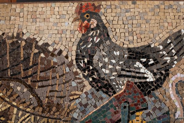 Gino Severini : Natura morta con galli e pesci  - Asta Arte Moderna e Contemporanea - Associazione Nazionale - Case d'Asta italiane