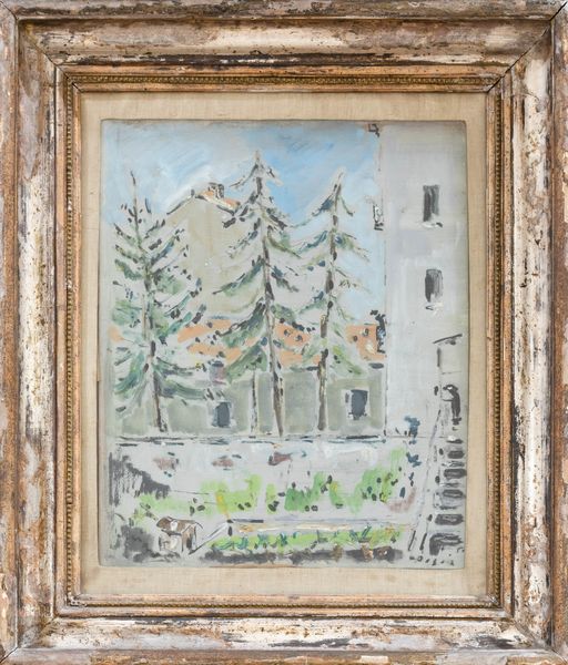 Filippo de Pisis : Paesaggio - Luino  - Asta Arte Moderna e Contemporanea - Associazione Nazionale - Case d'Asta italiane