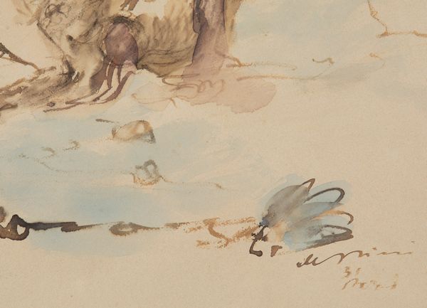 Filippo de Pisis : Fauno  - Asta Arte Moderna e Contemporanea - Associazione Nazionale - Case d'Asta italiane