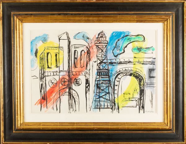 Fernand Léger : La ville  - Asta Arte Moderna e Contemporanea - Associazione Nazionale - Case d'Asta italiane